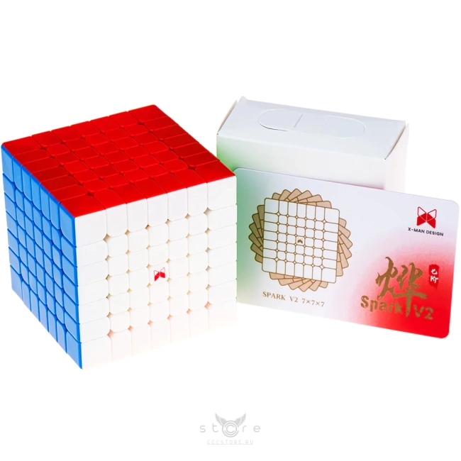 купить кубик Рубика qiyi mofangge 7x7x7 spark v2 m ball-core
