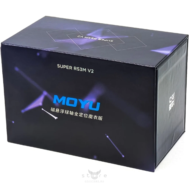 купить кубик Рубика moyu 3x3x3 super rs3 m v2 ball core uv coated