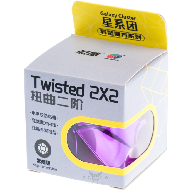купить головоломку diansheng 2x2x2 twisted (metallized)
