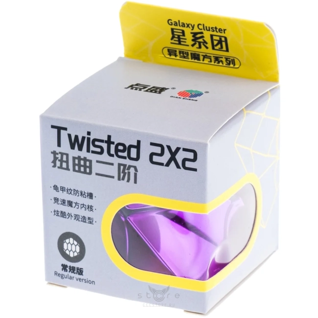 купить головоломку diansheng 2x2x2 twisted (metallized)