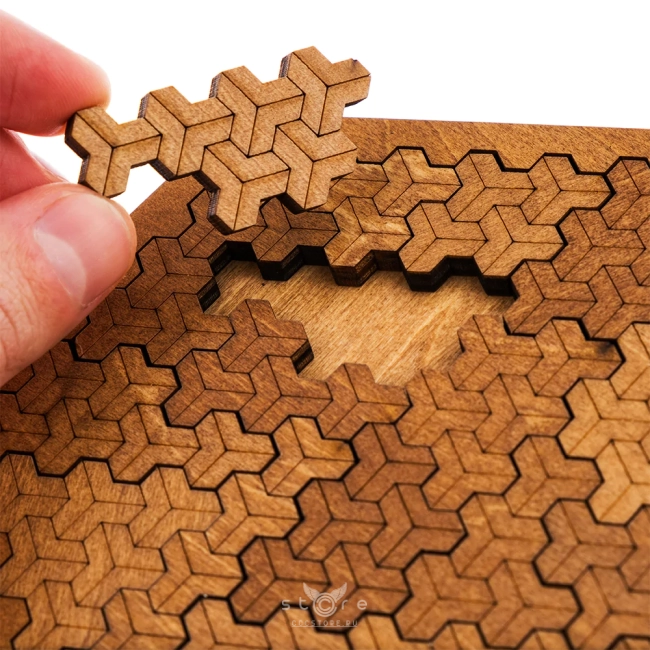 купить головоломку деревянная головоломка hexagon puzzle