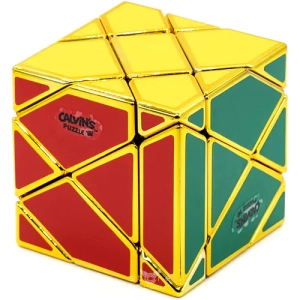 купить головоломку calvin's puzzle super fisher 3x3x3 cube metallized