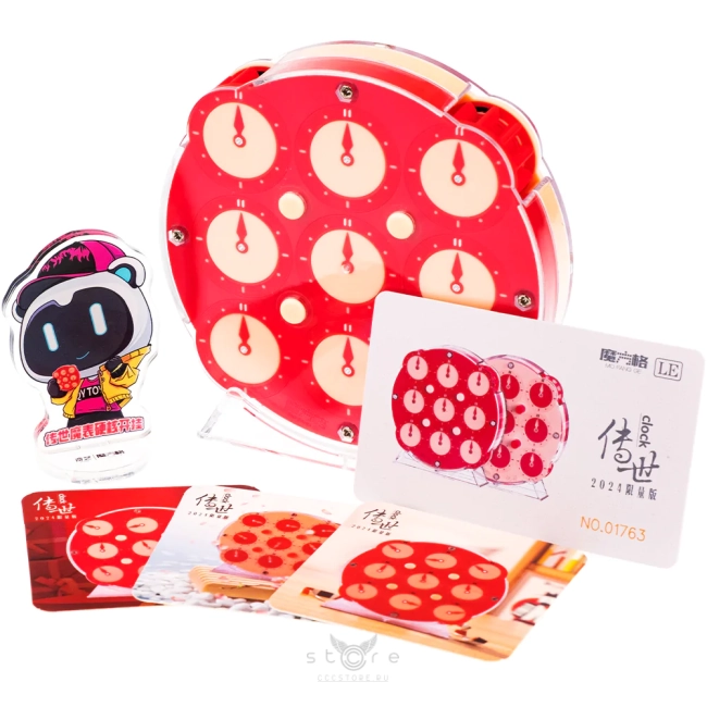 купить головоломку qiyi mofangge clock magnetic chuanshi limited