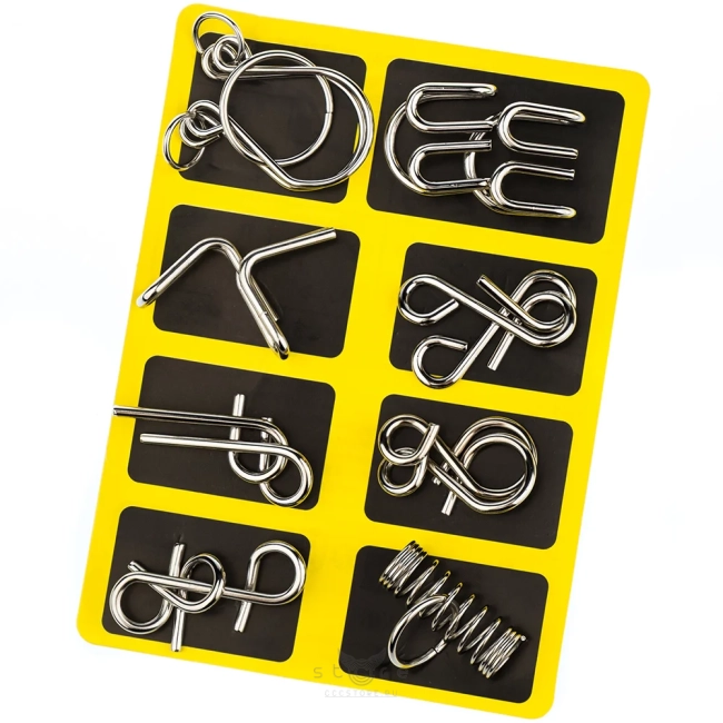 купить головоломку набор металлических головоломок 8