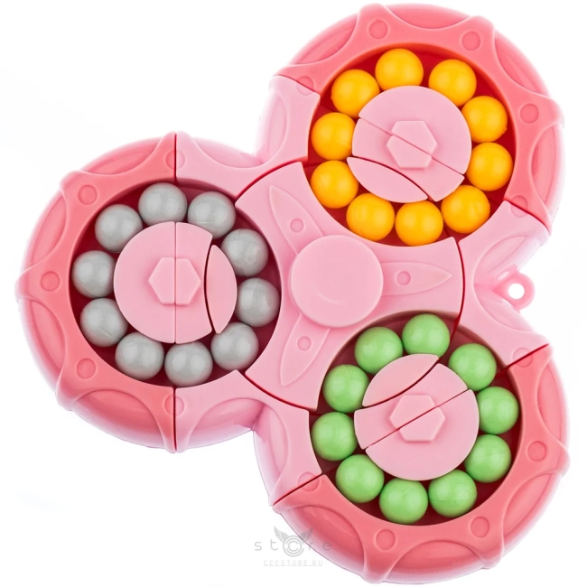 купить головоломку шаробол треугольные спиннер-кольца пятнашки