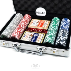 купить профессиональный набор для игры в покер &quot;ultimate silver 200&quot;