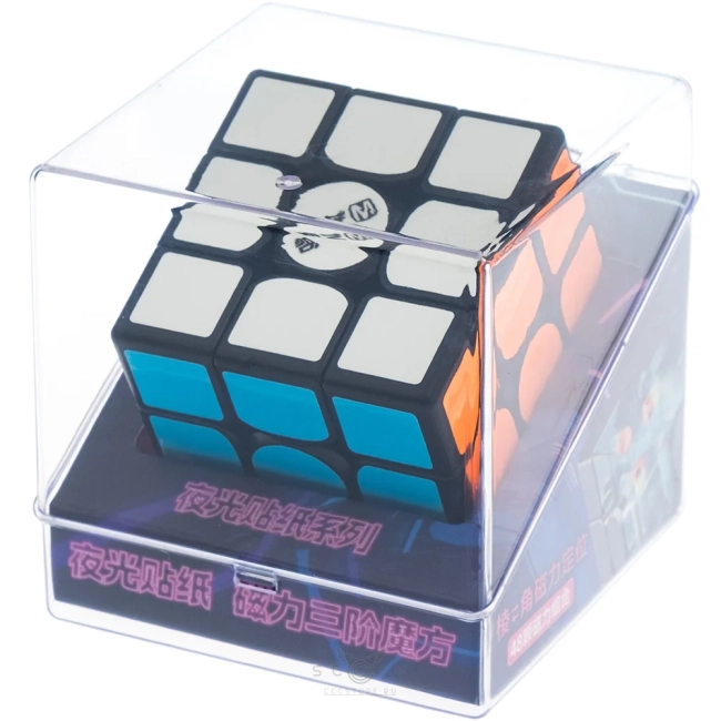купить кубик Рубика qiyi mofangge 3x3x3 m (fluorescent stickers)