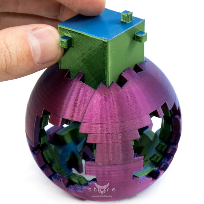 купить головоломку куб в сферах 3д печатная головоломка