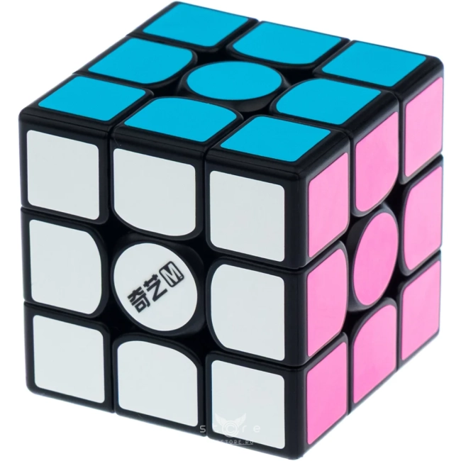 купить кубик Рубика qiyi mofangge 3x3x3 m (fluorescent stickers)