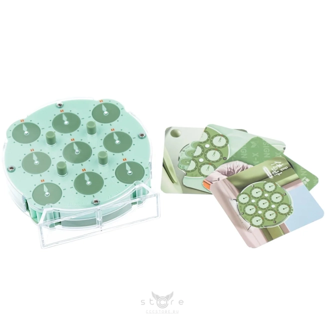 купить головоломку qiyi mofangge clock v2 m green limited