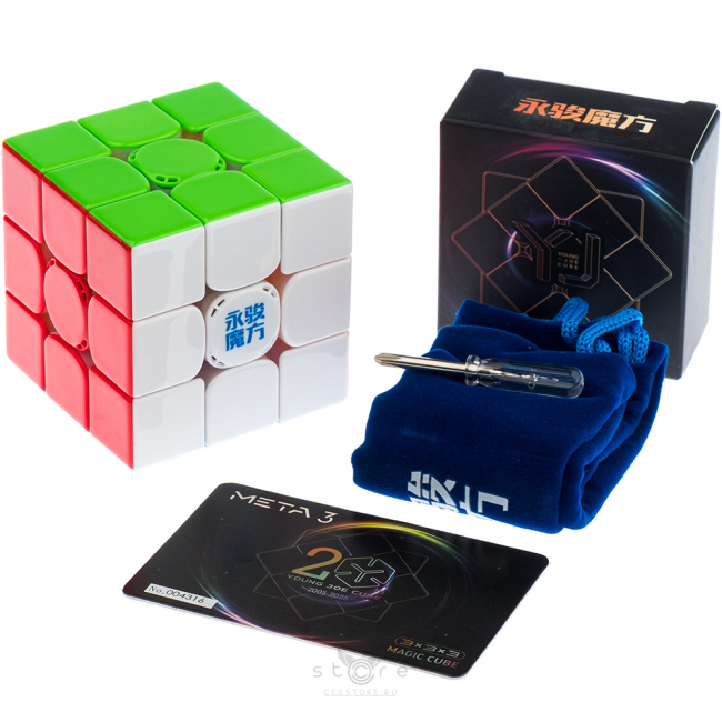 купить кубик Рубика yj 3x3x3 meta3 (8-magnet ball-core + uv)
