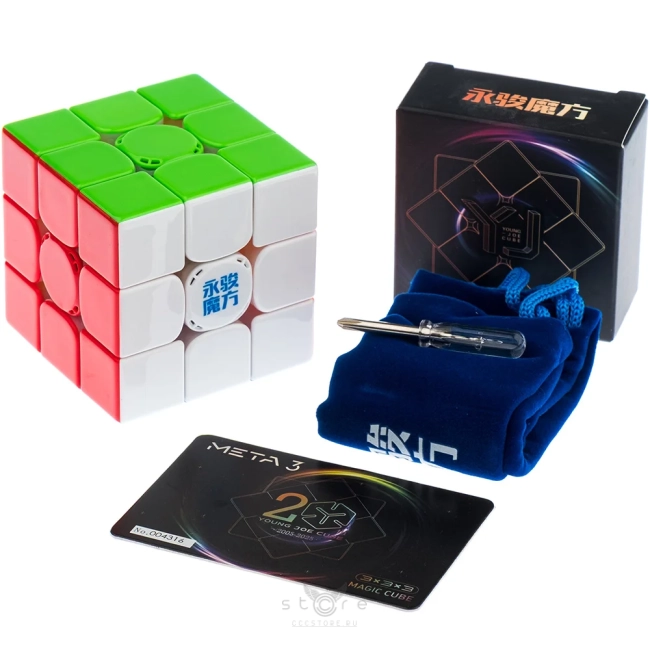 купить кубик Рубика yj 3x3x3 meta3 (8-magnet ball-core + uv)