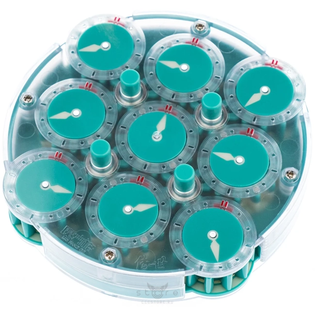 купить головоломку qiyi mofangge clock v2 m emerald limited