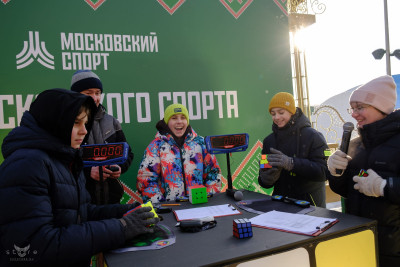 Как прошли соревнования по спидкубингу в “Зимний день московского спорта”!