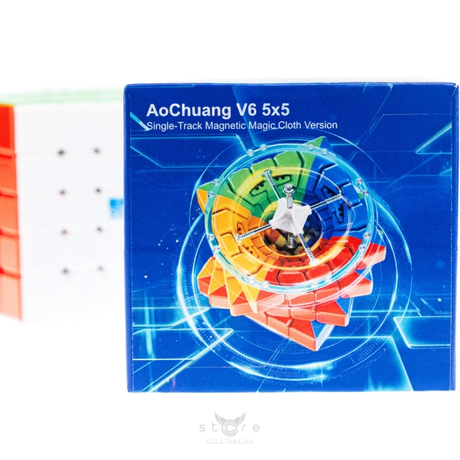 купить кубик Рубика moyu 5x5x5 aochuang v6 (single track) uv