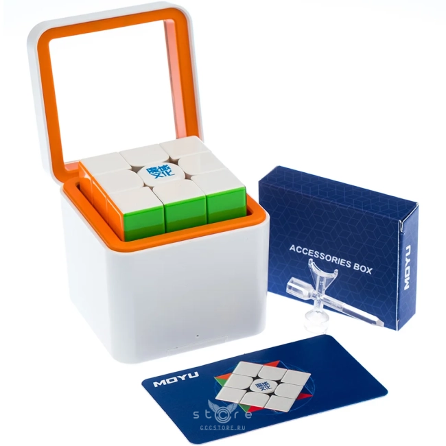 купить кубик Рубика moyu 3x3x3 weilong v11 ai 8-magnet ball core maglev uv