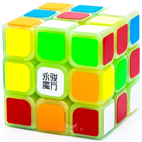 купить кубик Рубика yj 3x3x3 sulong светящийся в темноте