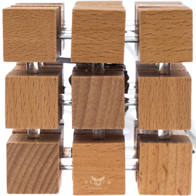 купить деревянный кубик-ночник 3x3x3 (usb)