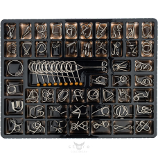 купить головоломку набор из 50 металлических головоломок