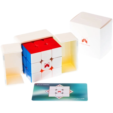 QiYi MoFangGe X-man 3x3x3 Tornado V4 M Pioneer Version UV