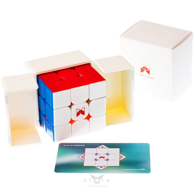 купить кубик Рубика qiyi mofangge x-man 3x3x3 tornado v4 m pioneer version uv