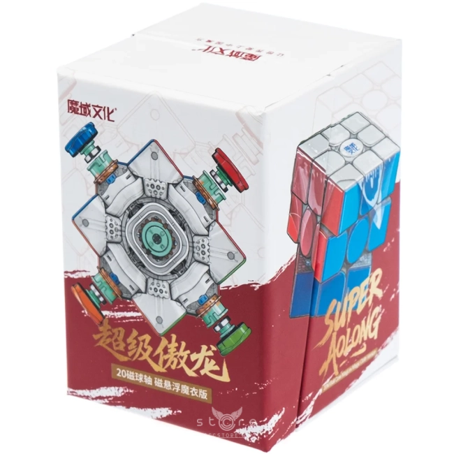 купить кубик Рубика moyu 3x3x3 super aolong (20-magnet ball-core + maglev + uv)