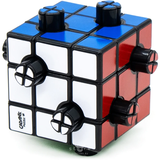 купить головоломку calvin's puzzle evgeniy button cube (2-holes, 1/4)