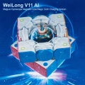 купить кубик Рубика moyu 3x3x3 weilong v11 ai 8-magnet ball core maglev uv