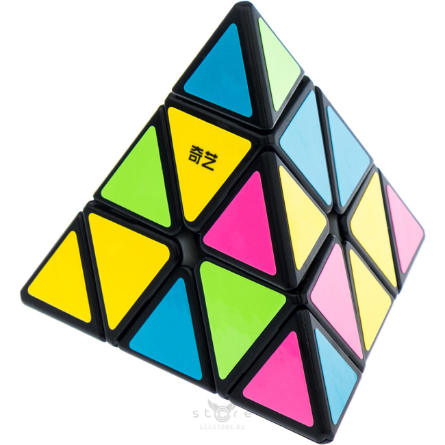 купить головоломку qiyi mofangge pyraminx (fluorescent stickers)