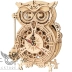 Деревянный конструктор RoboTime — Owl Clock