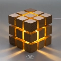купить деревянный кубик-ночник 3x3x3 (usb)