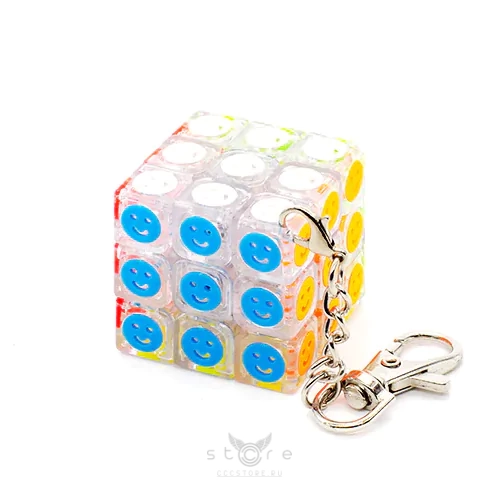 купить кубик Рубика block puzzle smile face брелок