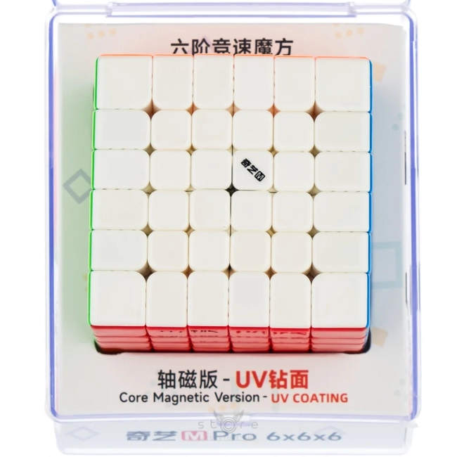 купить кубик Рубика qiyi mofangge 6x6x6 m pro (ball-core uv)