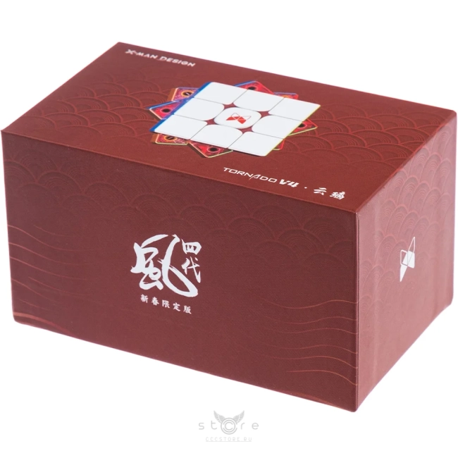 купить кубик Рубика qiyi mofangge x-man 3x3x3 tornado v4 m flagship red core special edition