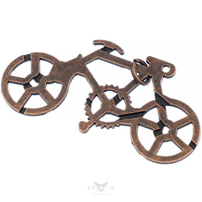 купить головоломку металлическая головоломка велосипед