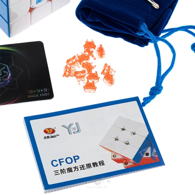 купить кубик Рубика yj 3x3x3 meta3 (wing-magnetic + 8-magnet ball-core + uv)