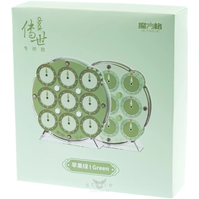 купить головоломку qiyi mofangge clock v2 m green limited