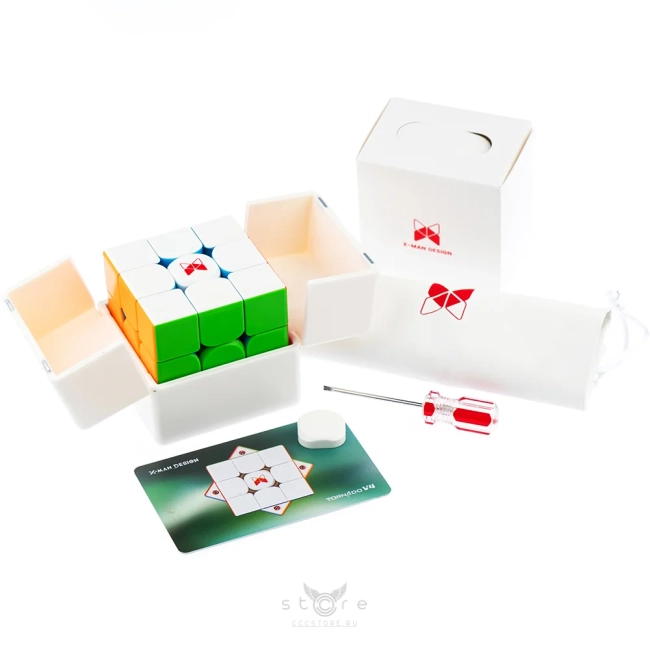 купить кубик Рубика qiyi mofangge x-man x lanlan 3x3x3 tornado v4 m flagship special edition