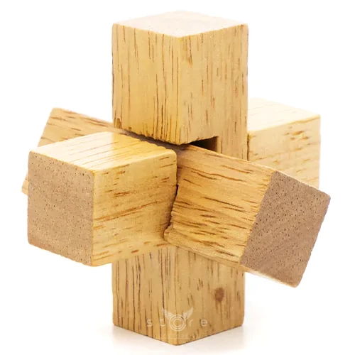 купить головоломку деревянная головоломка одинарный крест