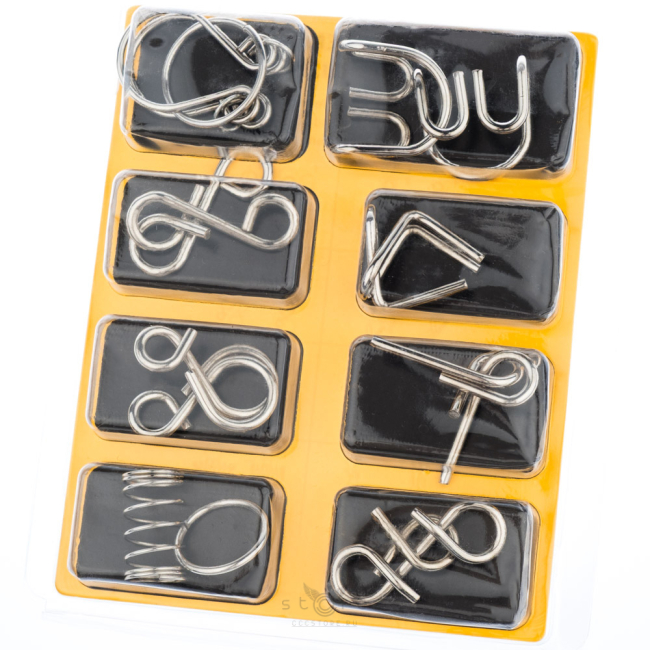 купить головоломку набор металлических головоломок 8