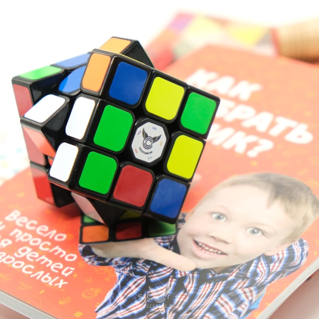 купить кубик Рубика набор qiyi mofangge 3x3x3 sail w + книга &quot;как собрать кубик?&quot;
