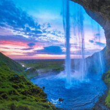 купить картина по номерам 40х50 см водопад сельяландсфосс