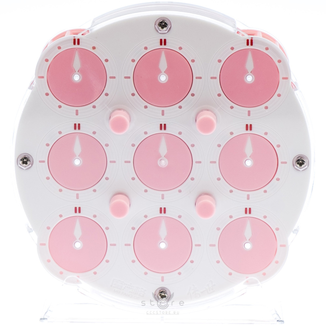 купить головоломку qiyi mofangge clock v2 m pink limited