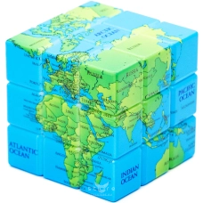 купить кубик Рубика calvin's puzzle 3x3x3 world map (standard)