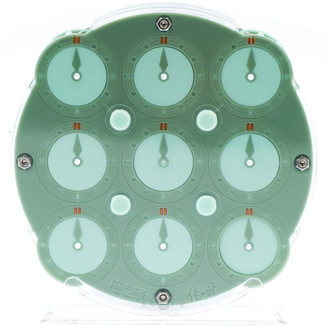купить головоломку qiyi mofangge clock v2 m green limited