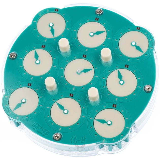 купить головоломку qiyi mofangge clock v2 m emerald limited