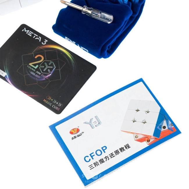 купить кубик Рубика yj 3x3x3 meta3 (8-magnet ball-core + uv)