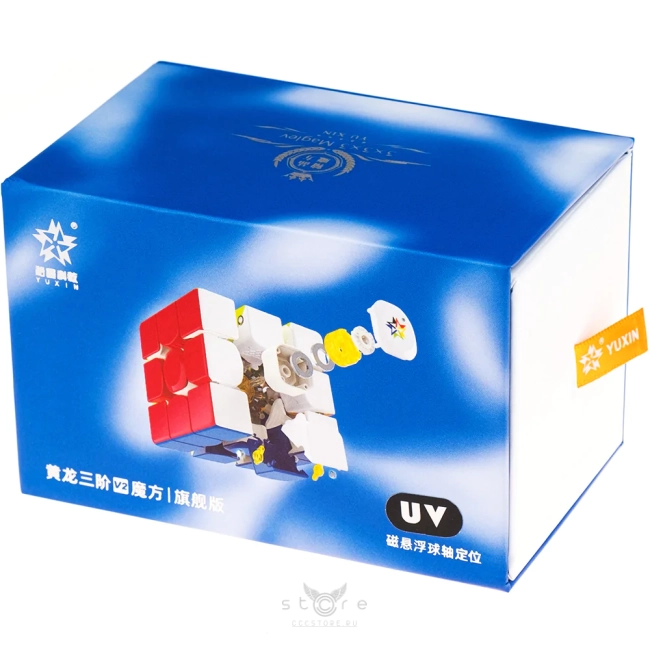 купить кубик Рубика yuxin 3x3x3 huanglong v2 m uv