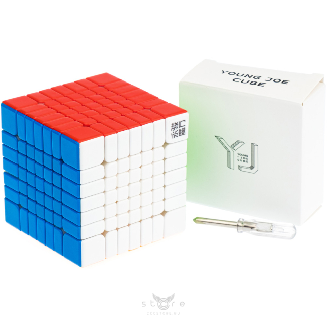 купить кубик Рубика yj 7x7x7 pocket cube mini (55.5mm + magnetic)