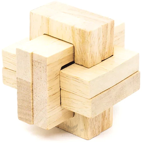 купить головоломку деревянная головоломка двойной крест